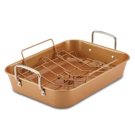 11-Inch x 15-Inch Nonstick Roaster with Rack