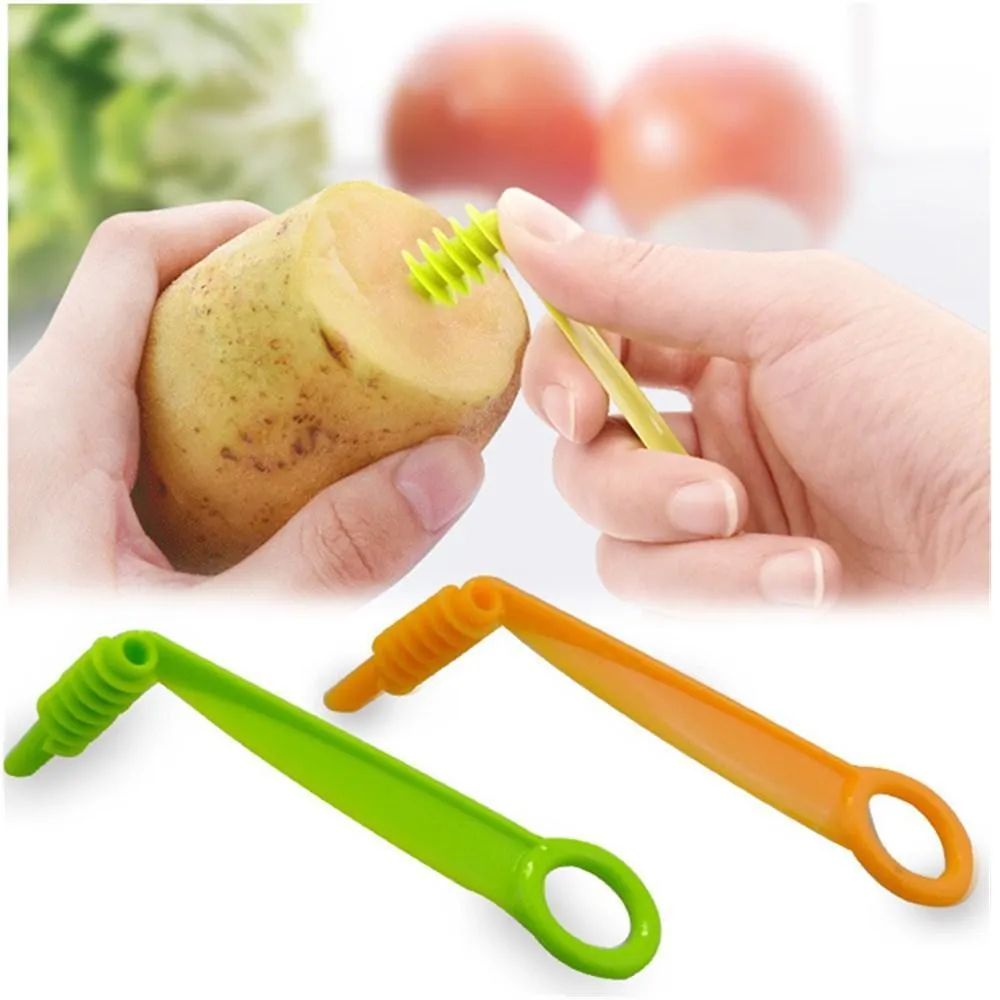 2013 Kitchen Plastic Vegetables Spiral Cutter  /  Spiral Knife  /  Spiral Screw Slicer