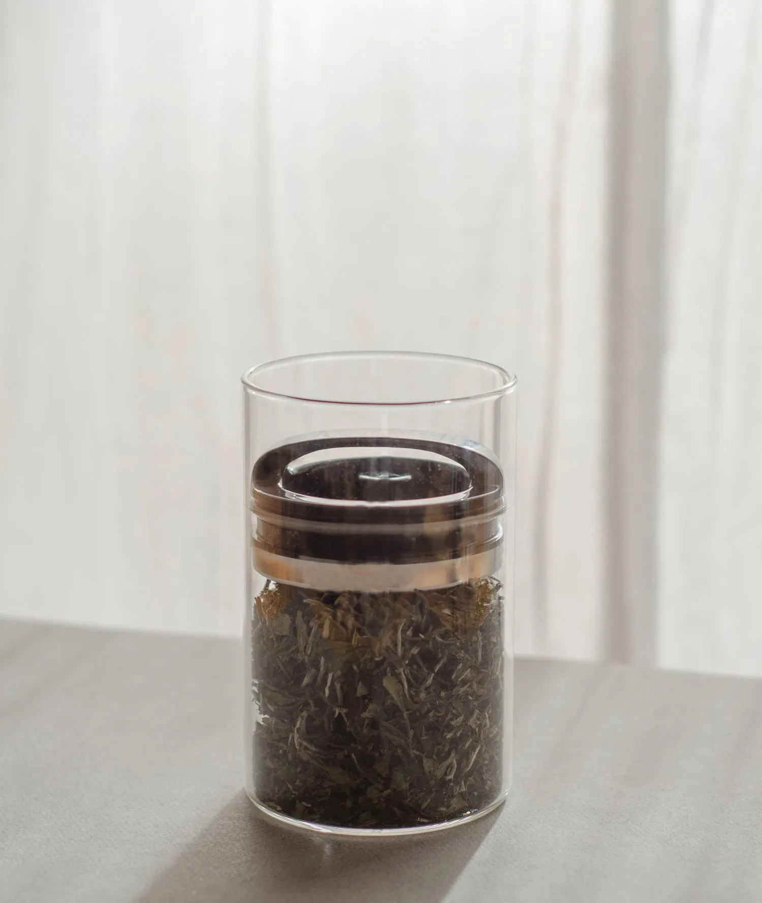 Airtight Glass Tea Canister - Large - 24 oz (Wholesale)