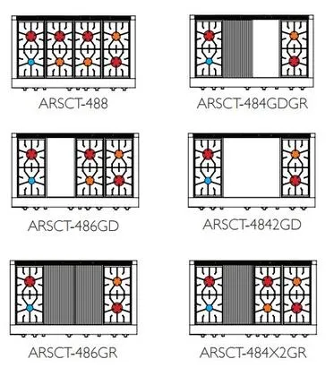 American Range ARSCT486GRN Slide In Cooktops-Natural Gas