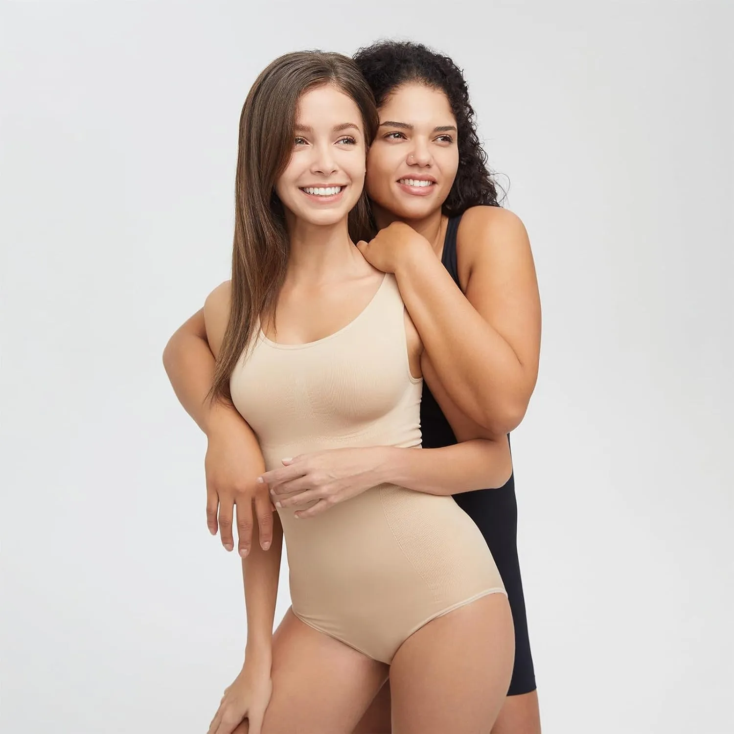 AMRIY Shapewear Bodysuit for Women Tummy Control Body Shaper Waist Trainer Butt Lifter Bodysuit