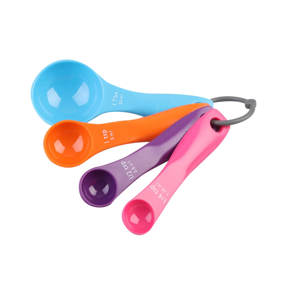 Appetito Measuring Spoons Multi-colour Set of 4