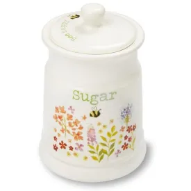 Bee Happy Ceramic Sugar Canister