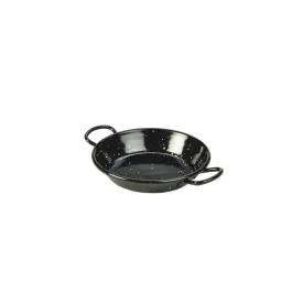 Black Enamel Miniature Paella Pan 12cm (Pack of 10)