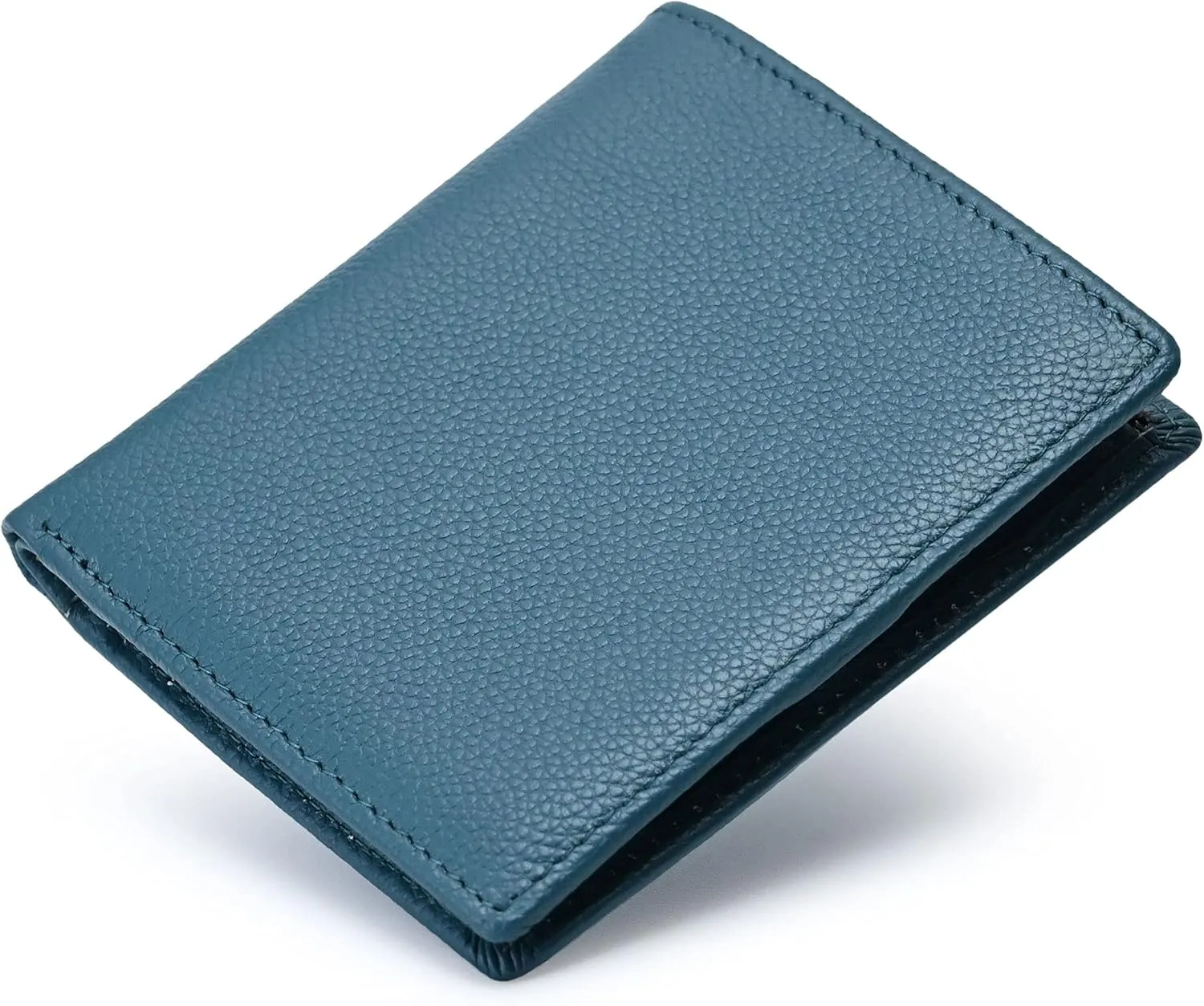 Bveyzi Ultra Slim Small RFID Wallet for Women, Leather Tiny Thin Bifold Pocket Ladies Wallet