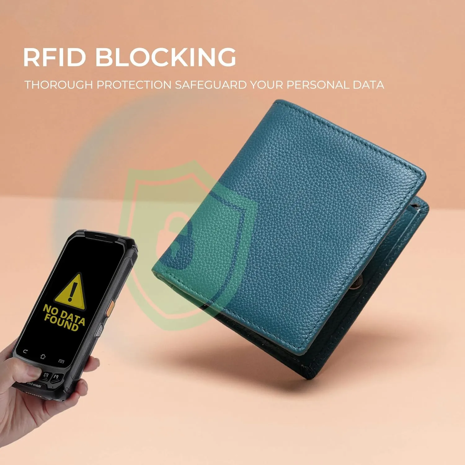 Bveyzi Ultra Slim Small RFID Wallet for Women, Leather Tiny Thin Bifold Pocket Ladies Wallet