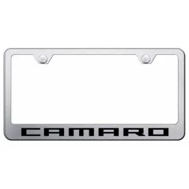 Camaro Stainless Steel Frame - Laser Etched Brushed