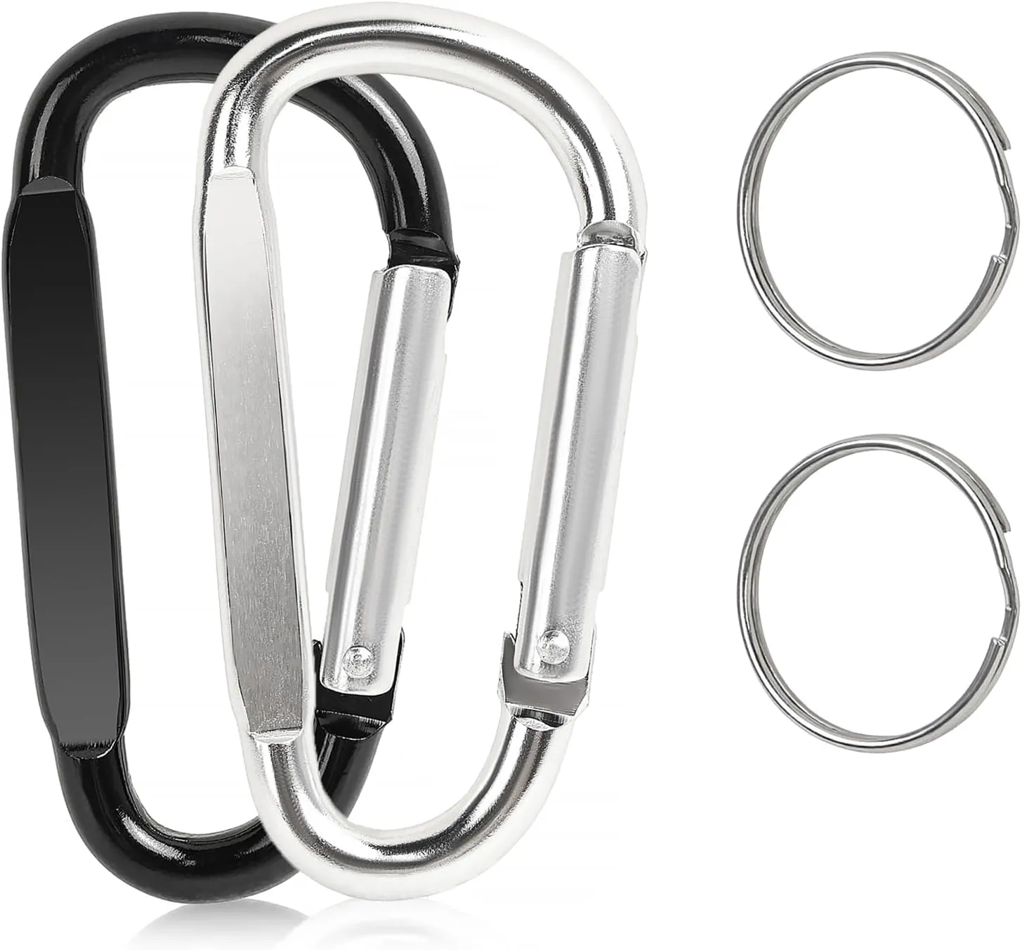Carabiner Clips, Carabiner for Keys, Pets Leash Harness, Camping, Keychain Accessories, Small Durable
