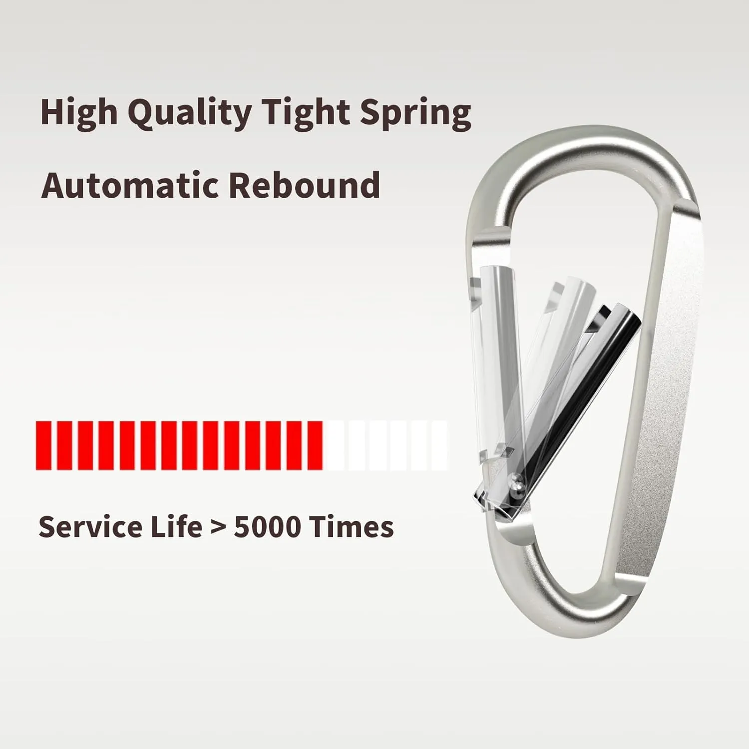 Carabiner Clips, Carabiner for Keys, Pets Leash Harness, Camping, Keychain Accessories, Small Durable