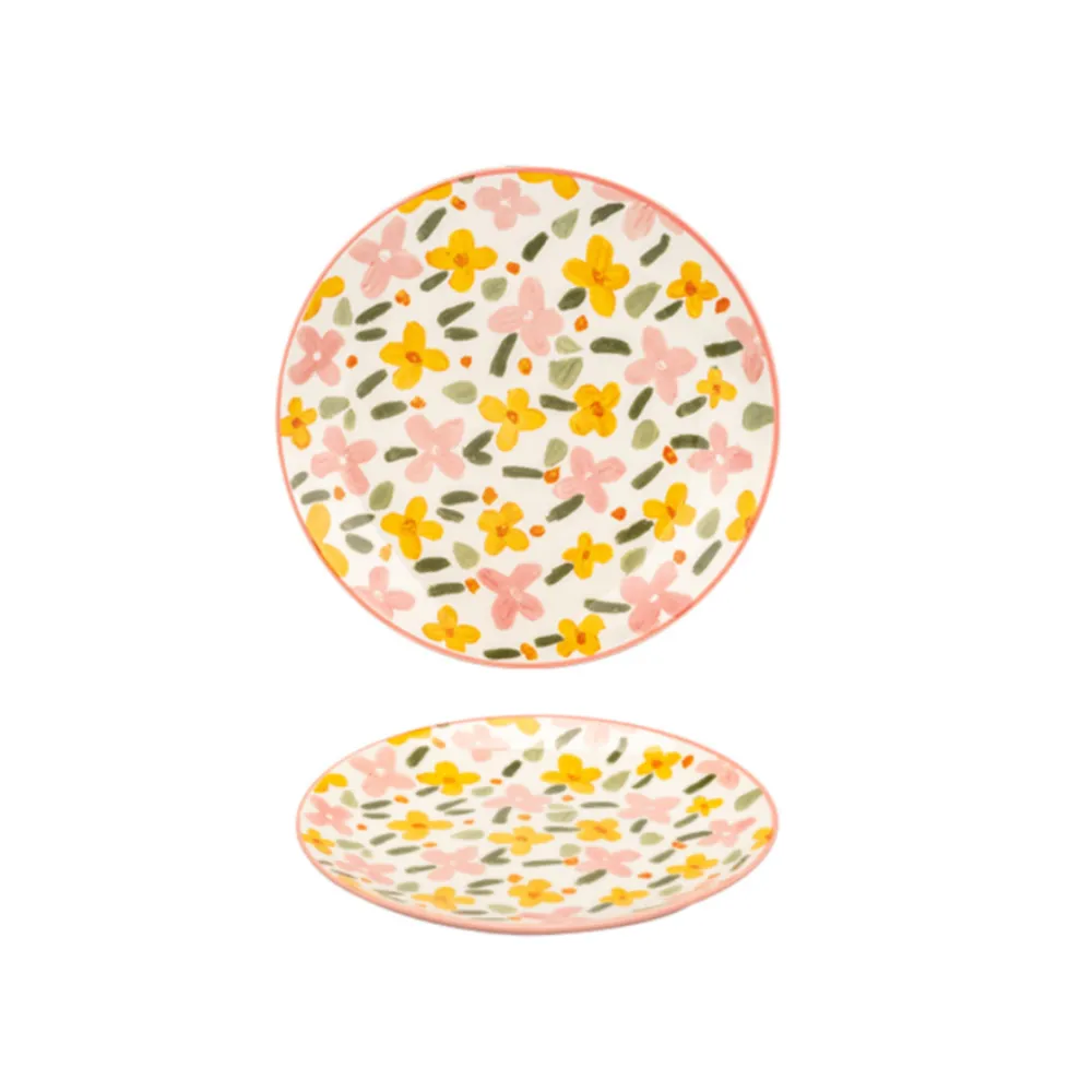 Ceramic Flower Plates