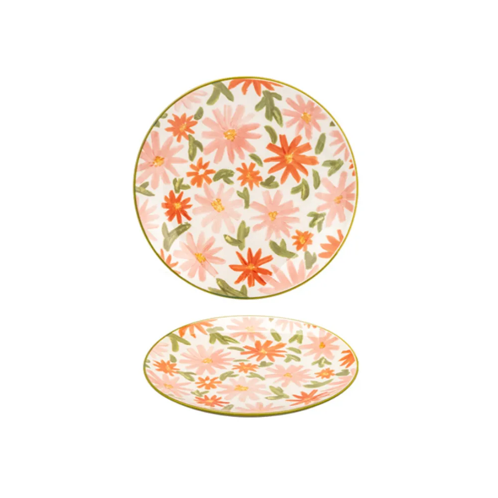 Ceramic Flower Plates