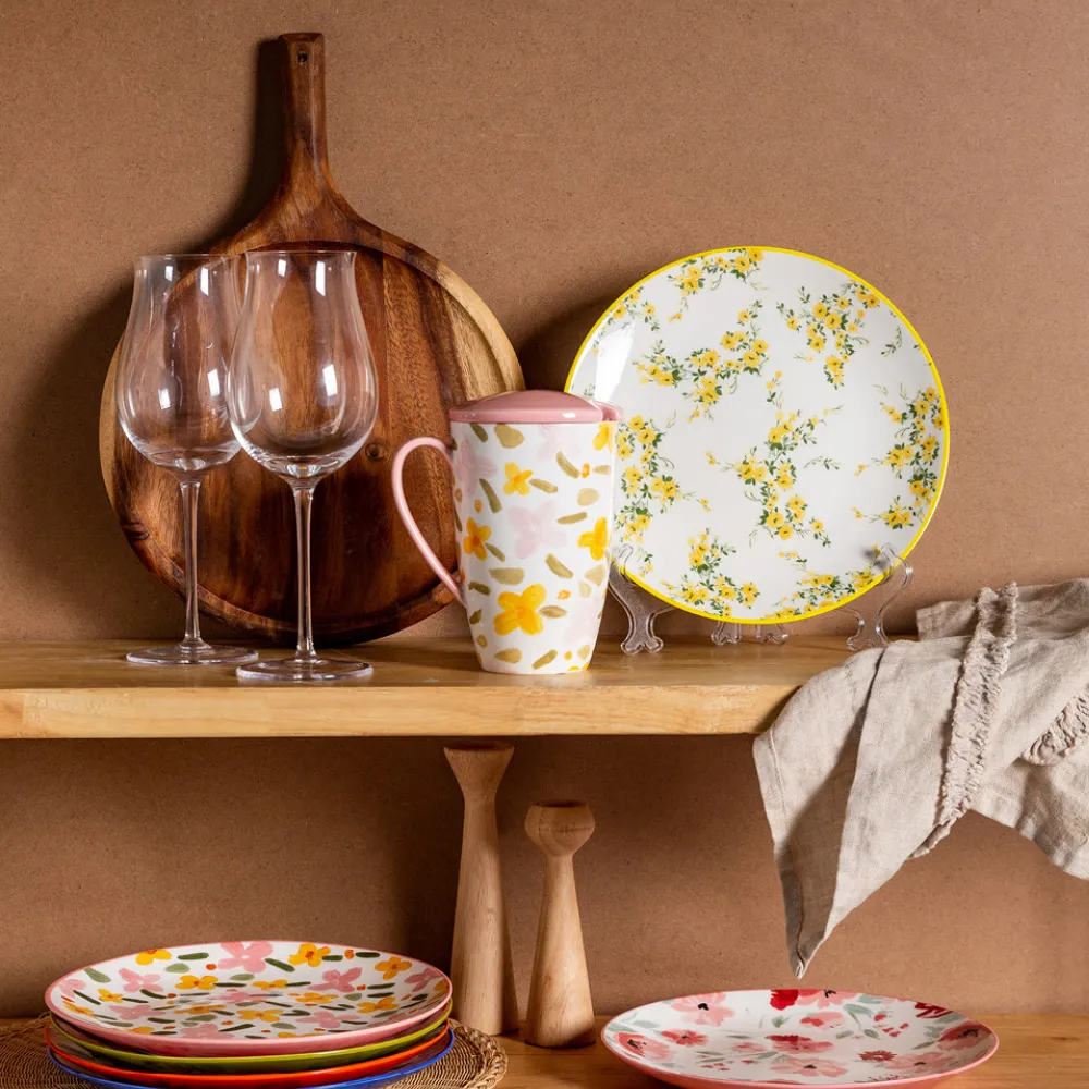 Ceramic Flower Plates
