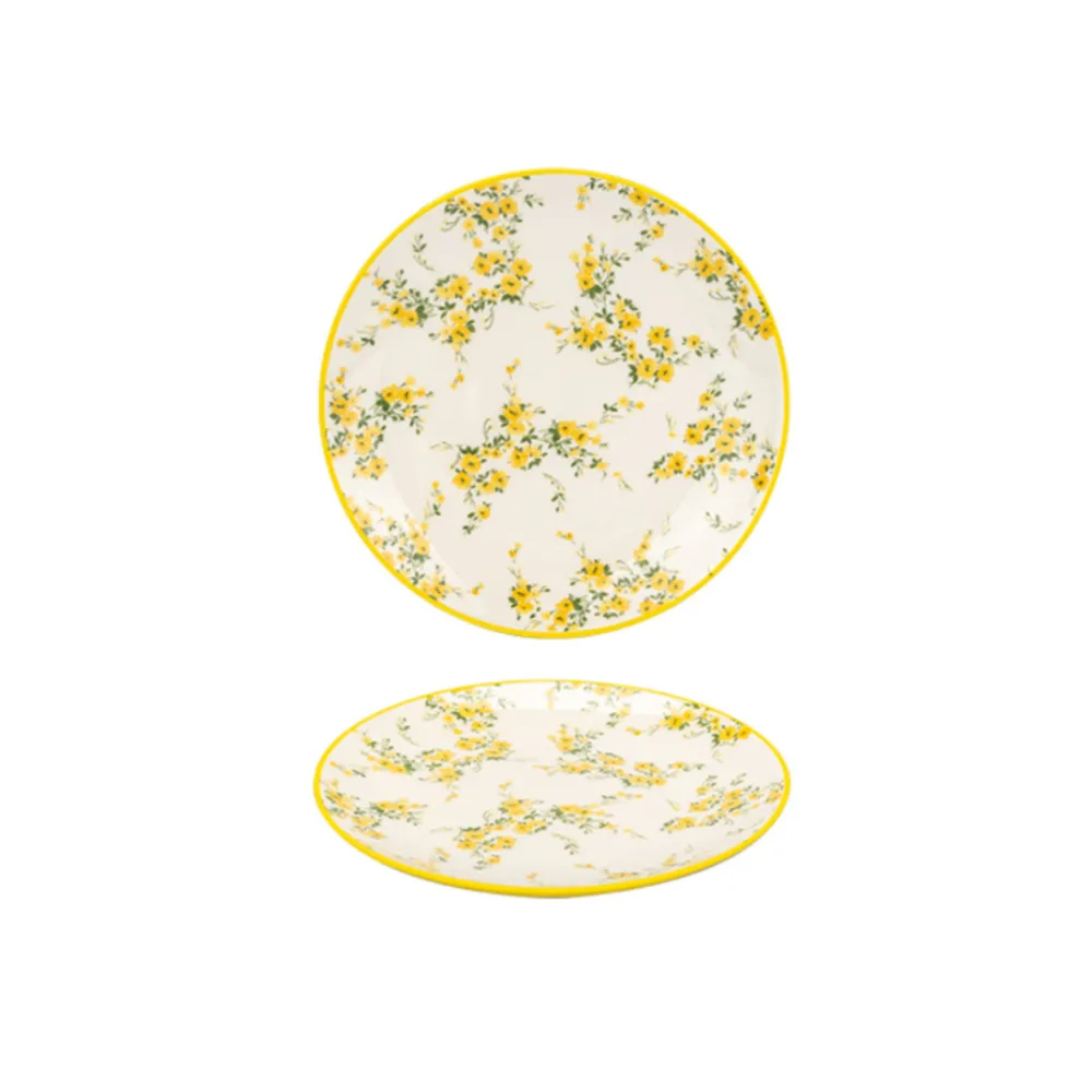 Ceramic Flower Plates