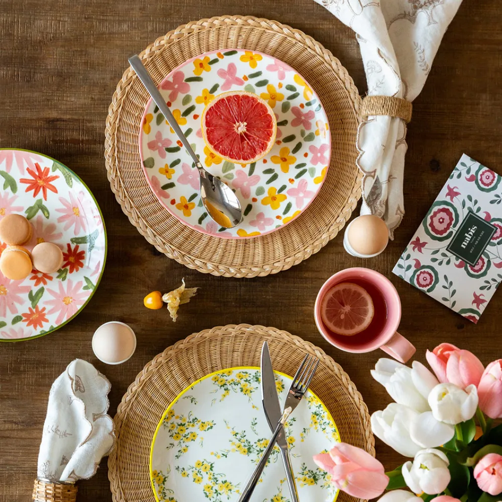 Ceramic Flower Plates