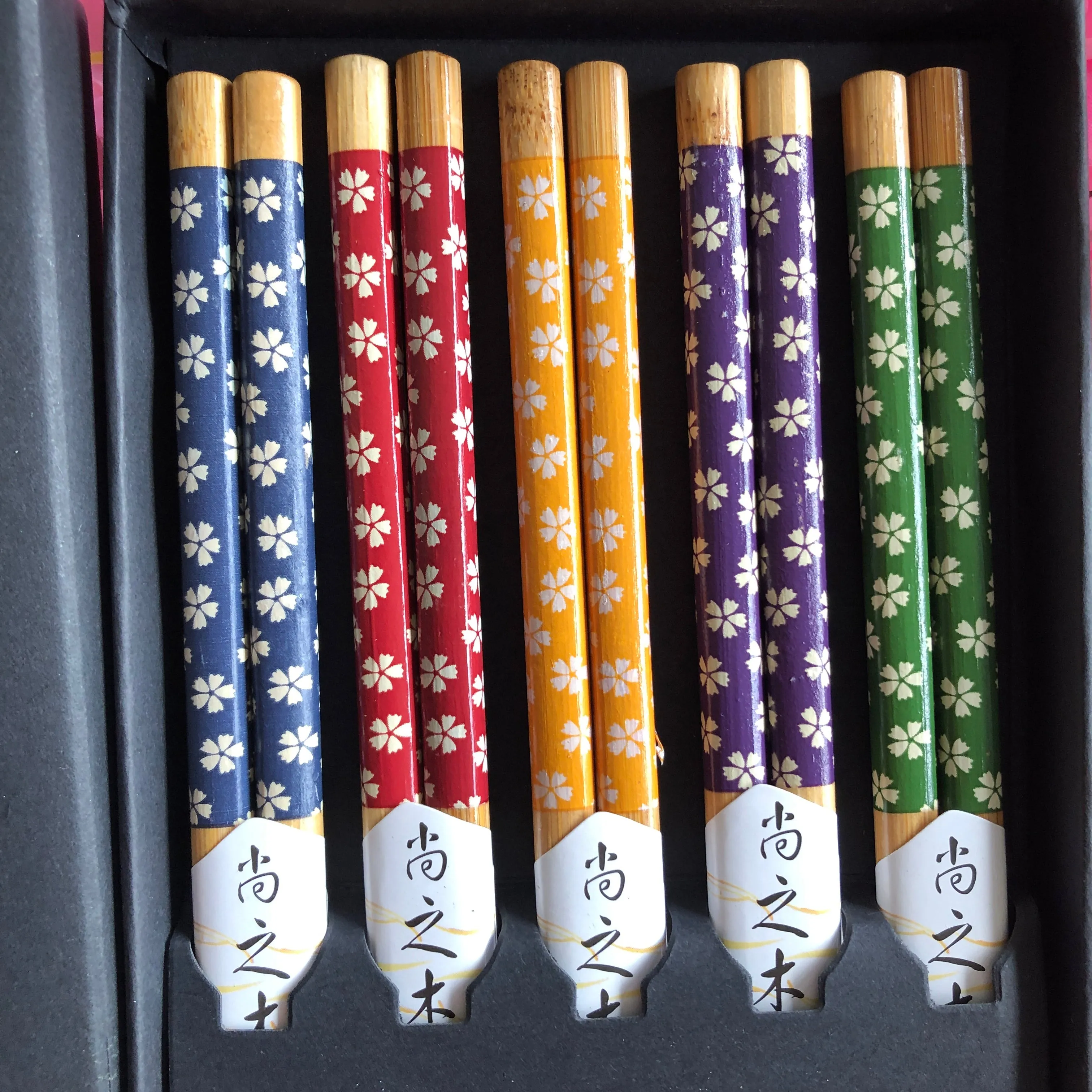 Chopstick Gift Set - Cherry Blossom Flowers