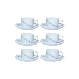 Cool Lines  Cup & Saucer Set, 6 Pcs