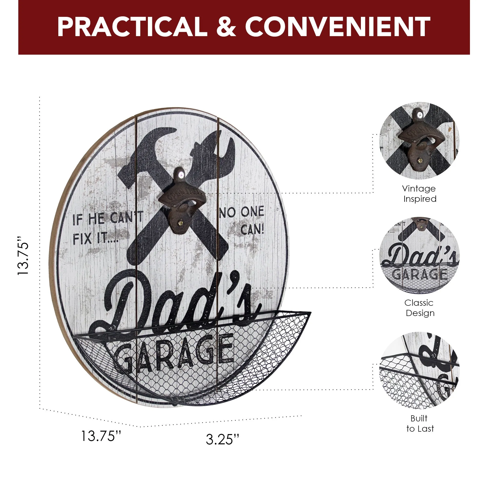 Dad’s Garage Bottle Opener
