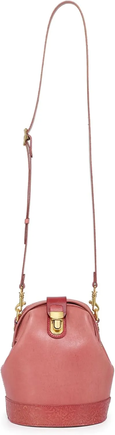 Doctor Bucket Crossbody Handbag | Luxurious and Versatile Bag for Women | Genuine Cowhide Leather