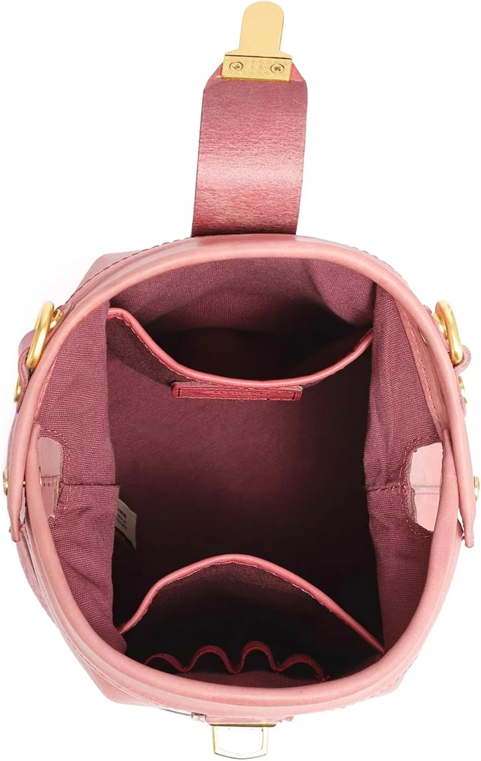 Doctor Bucket Crossbody Handbag | Luxurious and Versatile Bag for Women | Genuine Cowhide Leather