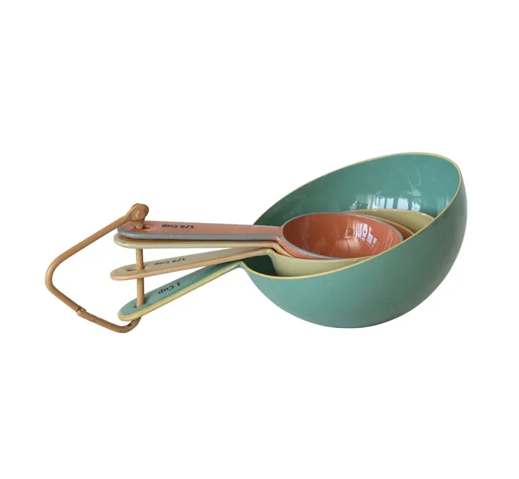 Enameled Stainless Steel Measuring Cups