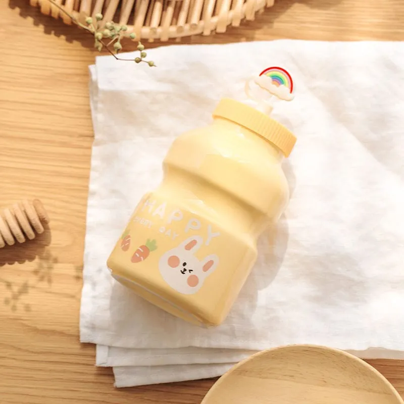 Fruity Ceramic Milk Bottle Mug