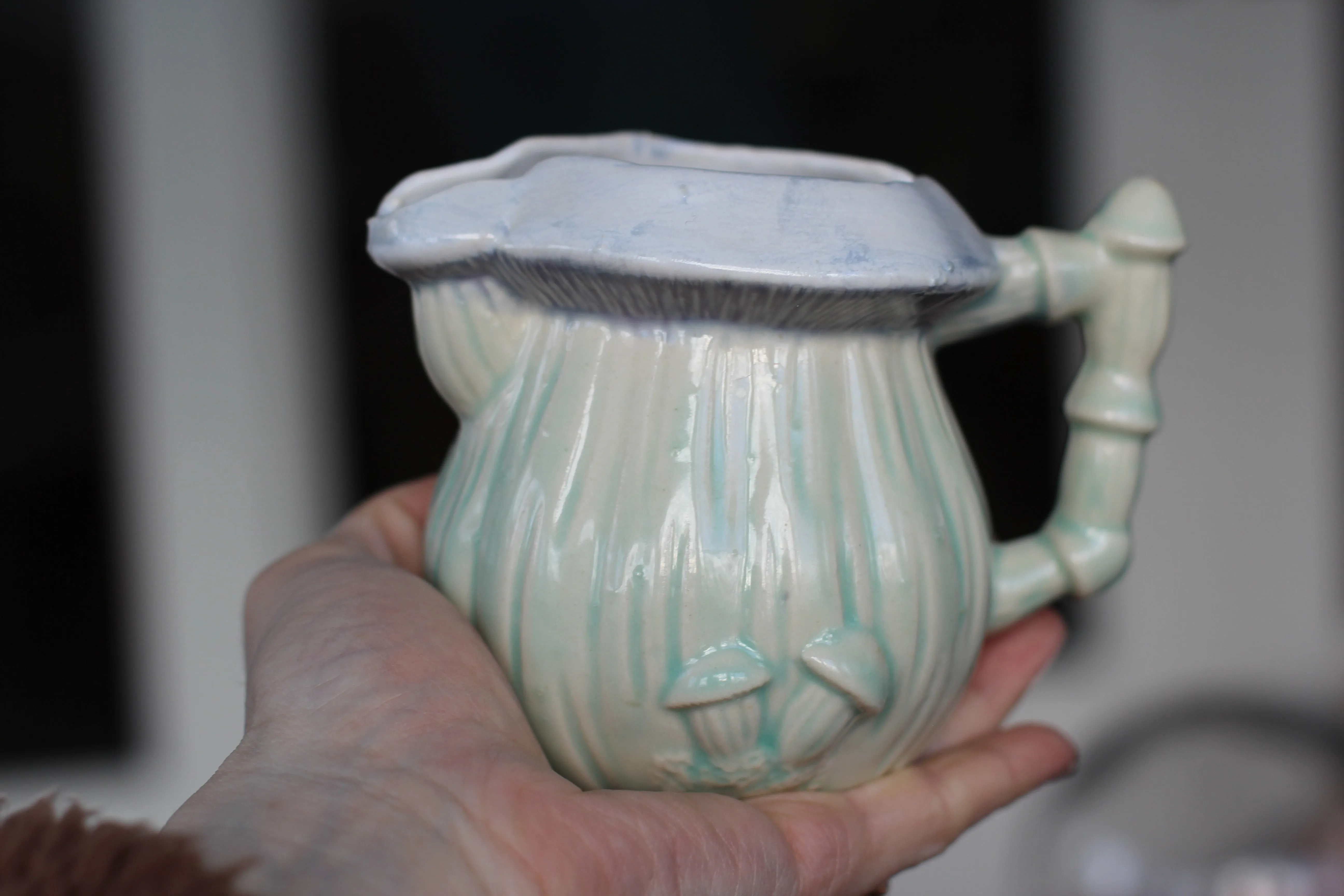 Hand Made Mushroom Inspired Creamer