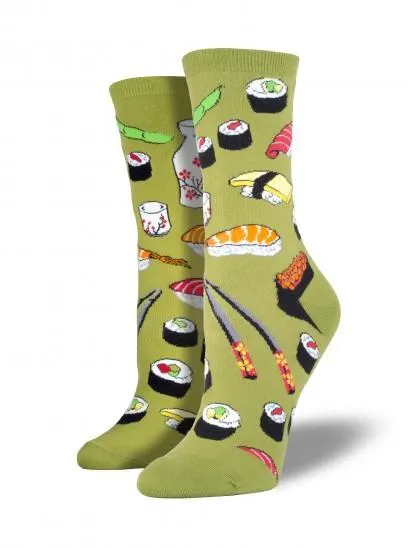 Ladies Sushi Graphic Socks