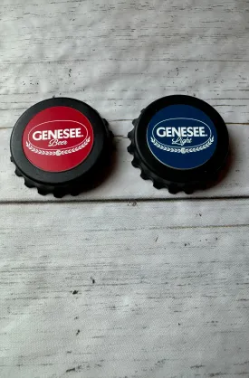 Large Genesee and Genesee light Magnetic bottle cap opener