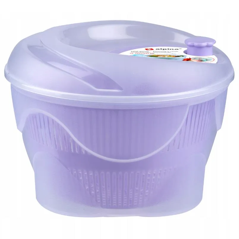 Large Plastic Salad Spinner Bowl