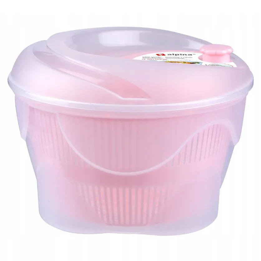 Large Plastic Salad Spinner Bowl