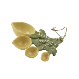 Limone Ceramic Measuring Spoons Set of 4