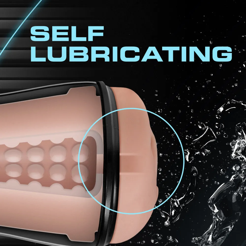 M For Men By Blush® | Soft & Wet Self Lubricating Pussy with Pleasure Orbs Vanilla Masturbator / Stroker