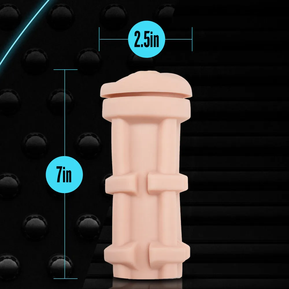 M For Men By Blush® | Soft & Wet Self Lubricating Pussy with Pleasure Orbs Vanilla Masturbator / Stroker