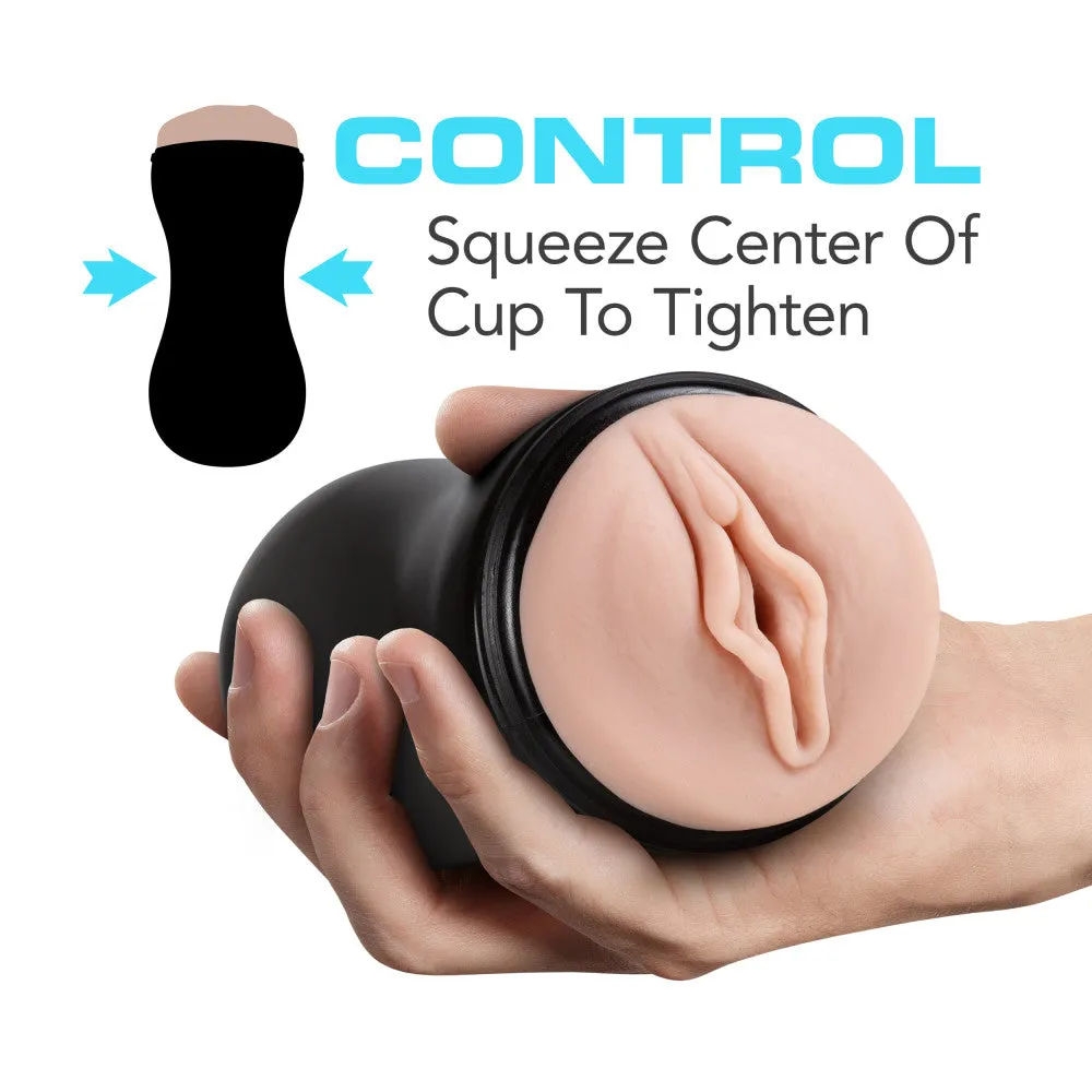 M For Men By Blush® | Soft & Wet Self Lubricating Pussy with Pleasure Orbs Vanilla Masturbator / Stroker