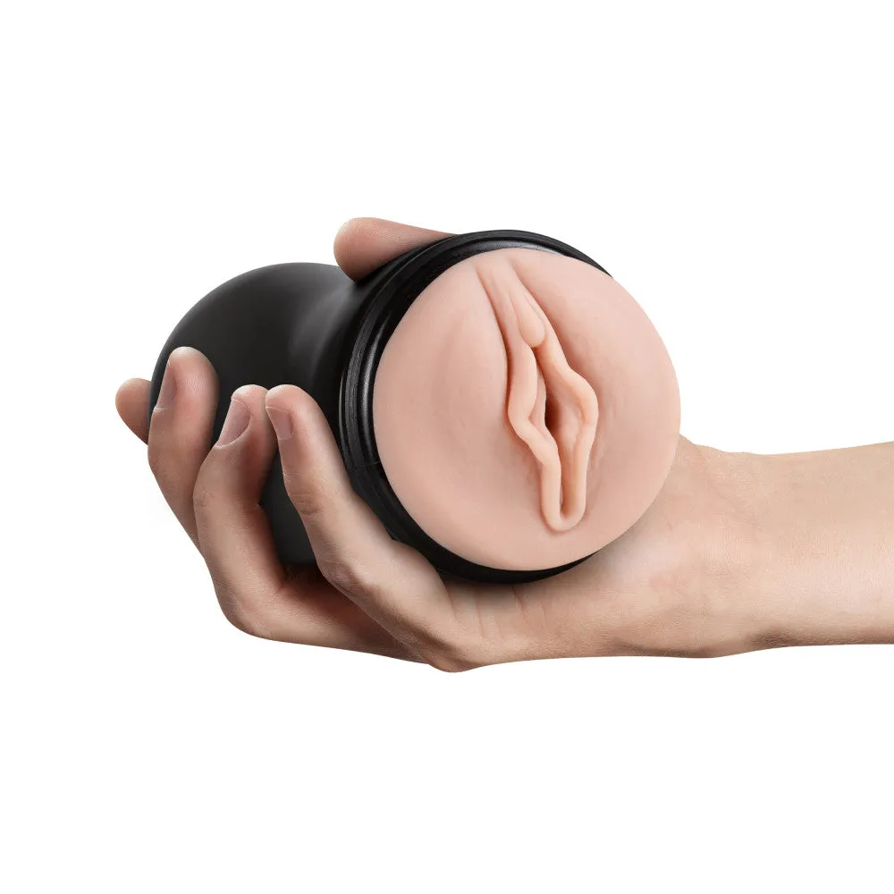 M For Men By Blush® | Soft & Wet Self Lubricating Pussy with Pleasure Ridges & Orbs Vanilla Masturbator / Stroker
