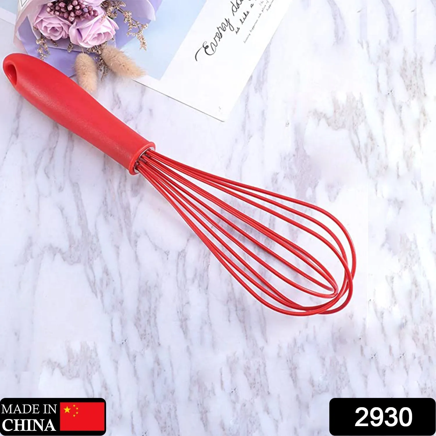 Manual Whisk Mixer Silicone Whisk, Cream Whisk, Flour Mixer, Rotary Egg Mixer, Kitchen Baking Tool.