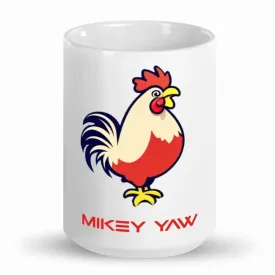 Mikey Yaw Monogram Rooster Coffee Mug