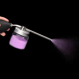 Noverlife Powder Spray Bottles, 12.5G Hairdressing Tools Hair Building Fiber Spraying Bottle, Powder Duster Applicator Nozzle Pump Hair Loss Sprayer Atomizer, Dry Glitter/Mica Spray Pump Dispenser