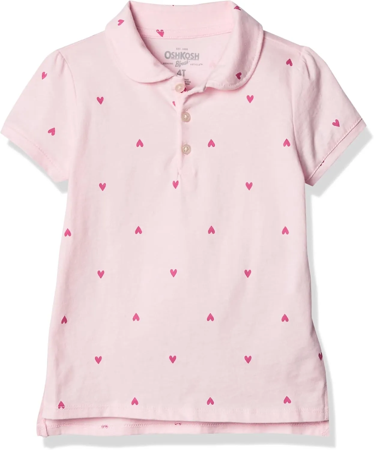 OSHKOSH B'GOSH Girls' Short-Sleeve Uniform Polo