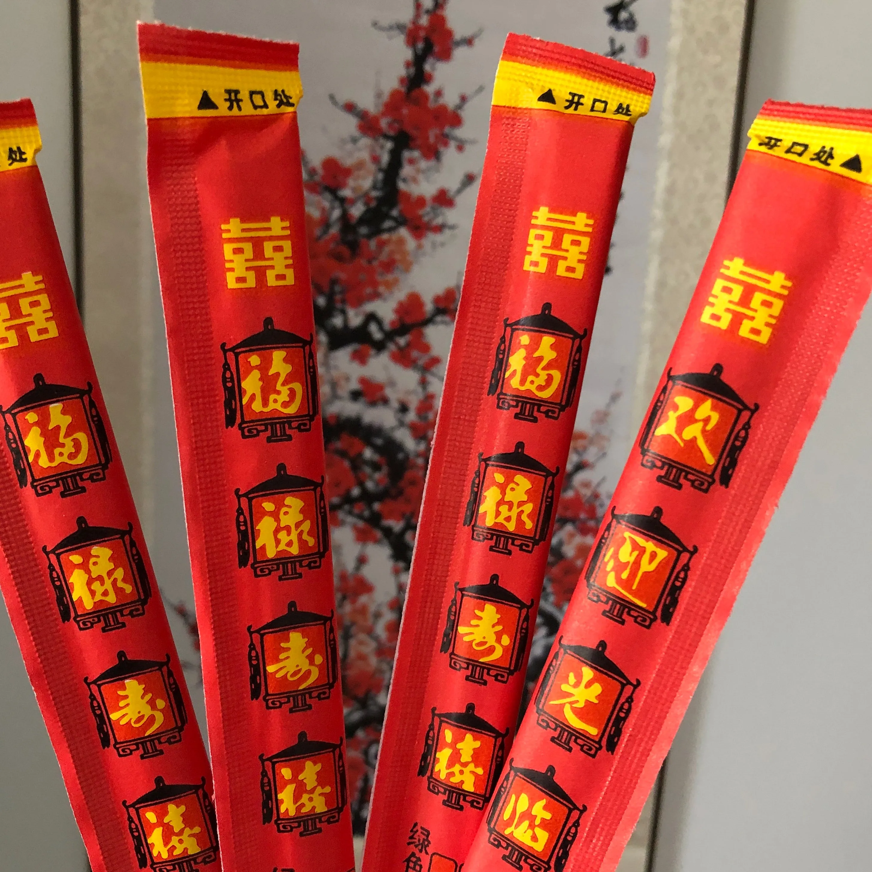 Party pack (38 sets) bamboo chopsticks