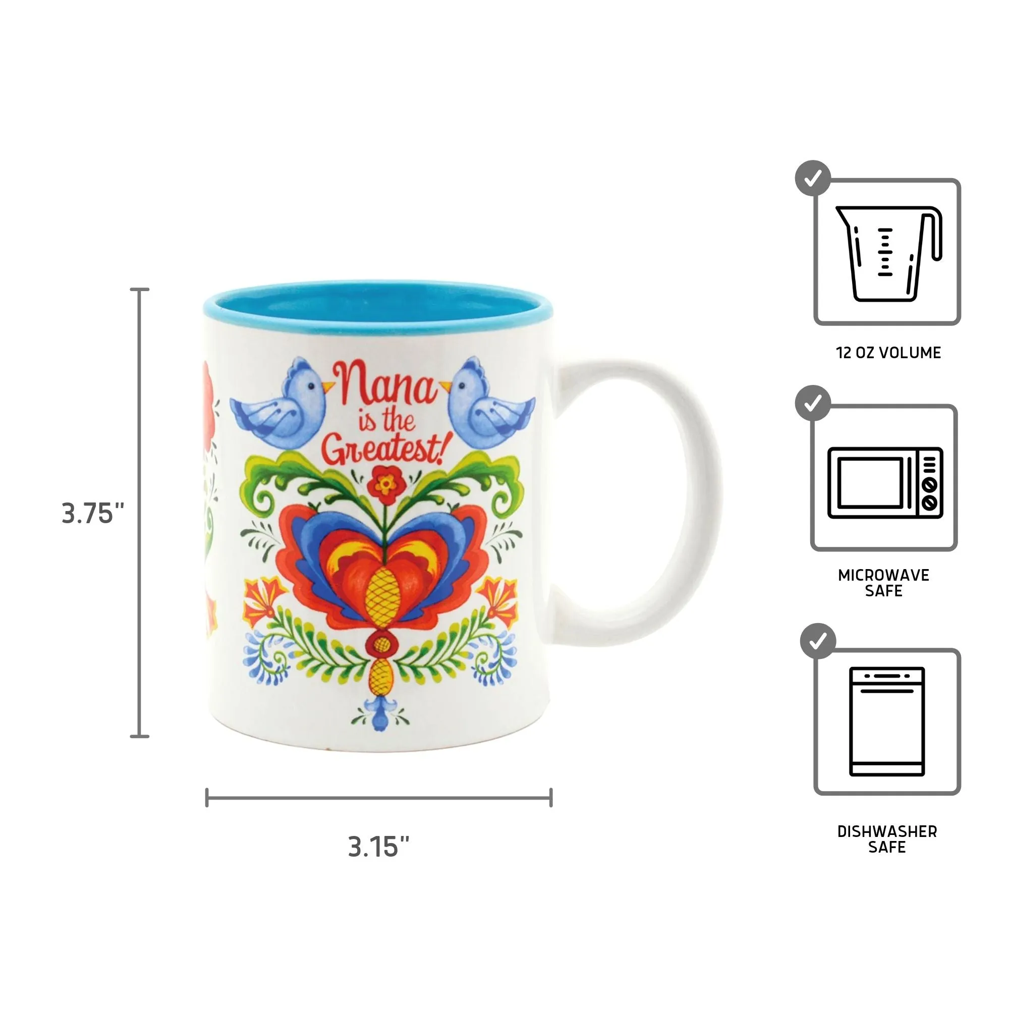 "Nana is the Greatest" Nana Gift Idea Coffee Mug