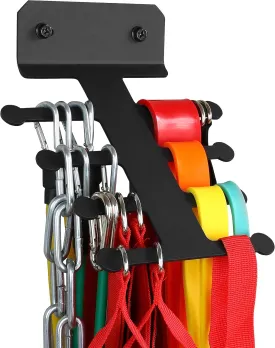 Resistance Rack Band Storage Hanger Gym Equipment Organizer Pull Up Bands Jump Ropes, Storage Rack for Home Gym