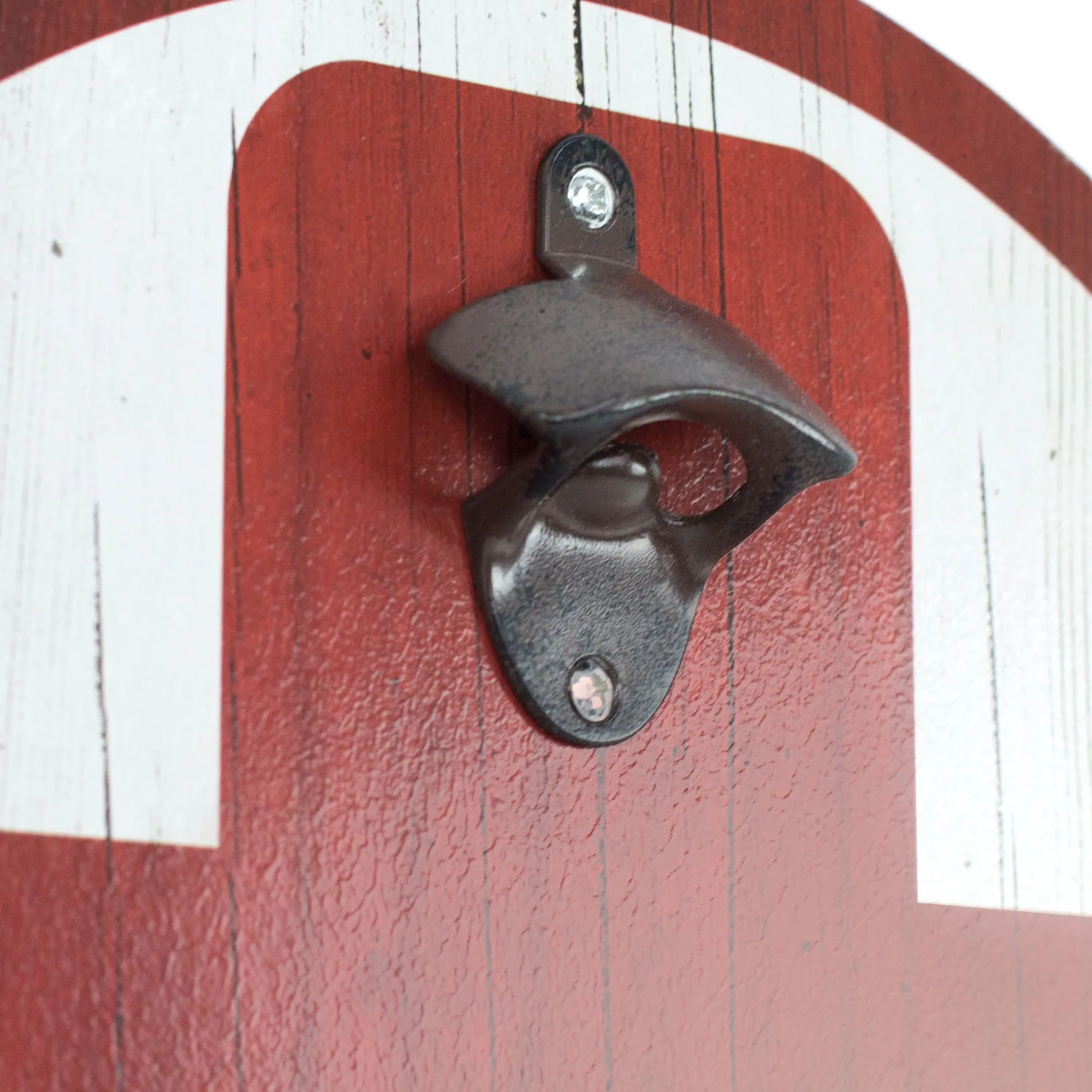 Rustic Vintage 'Booze Patrol' Bottle Opener & Cap Catcher - 14"