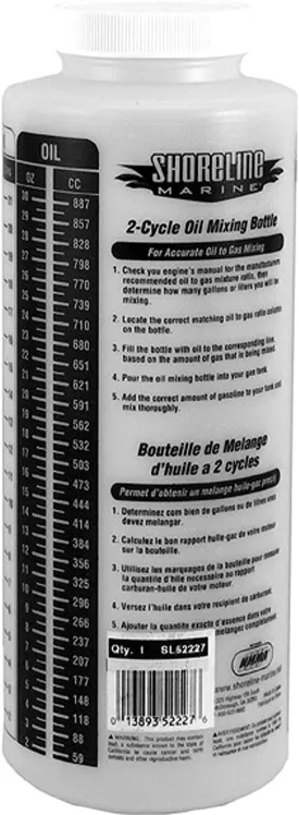Shoreline Marine Oil Mixing Bottle
