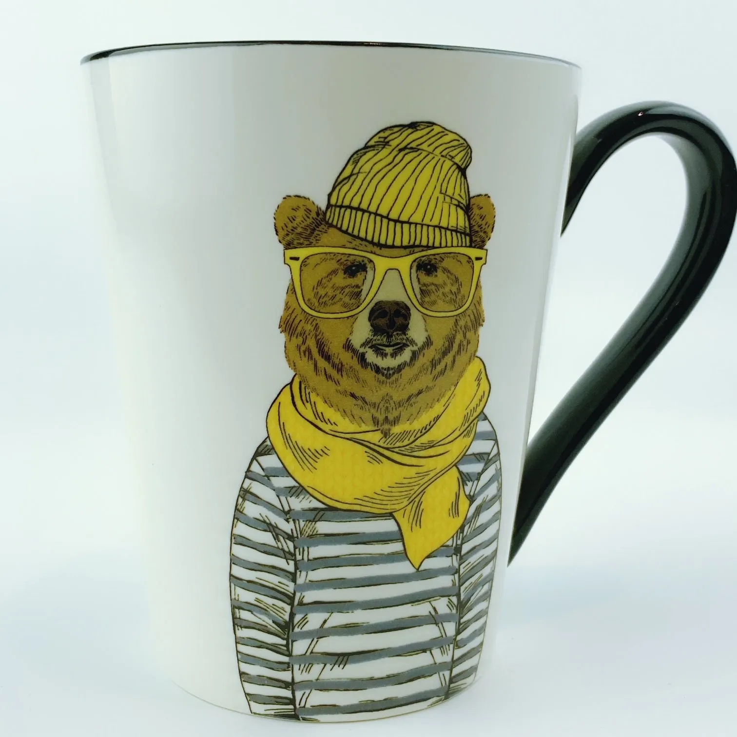 Signature Teddy Bear with Glasses Cup