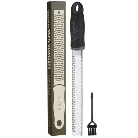 Stainless Steel Grater With Handle: Parmesan Cheese Grater With Non Slip Handle