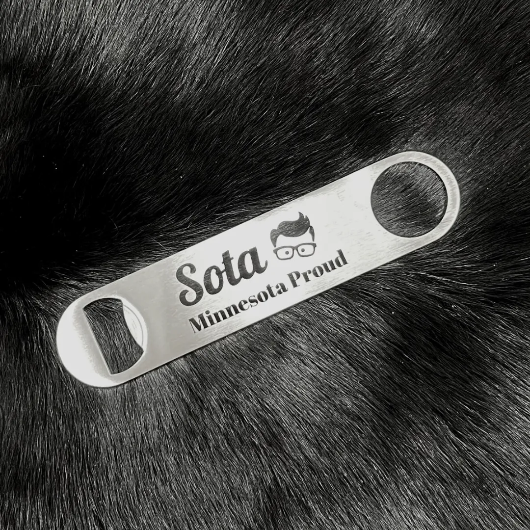 Stainless Steel Paddle Style Bottle Opener