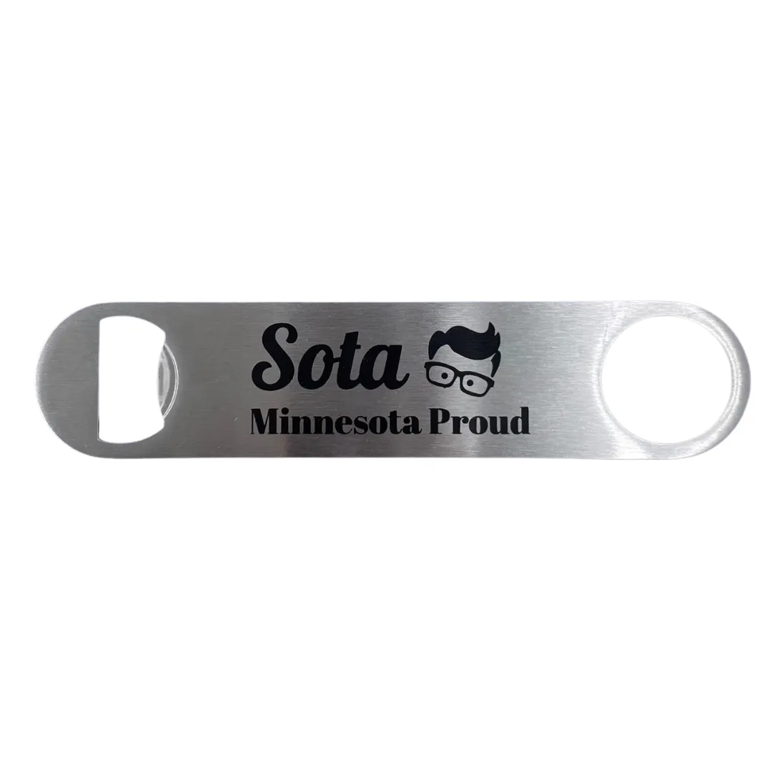 Stainless Steel Paddle Style Bottle Opener