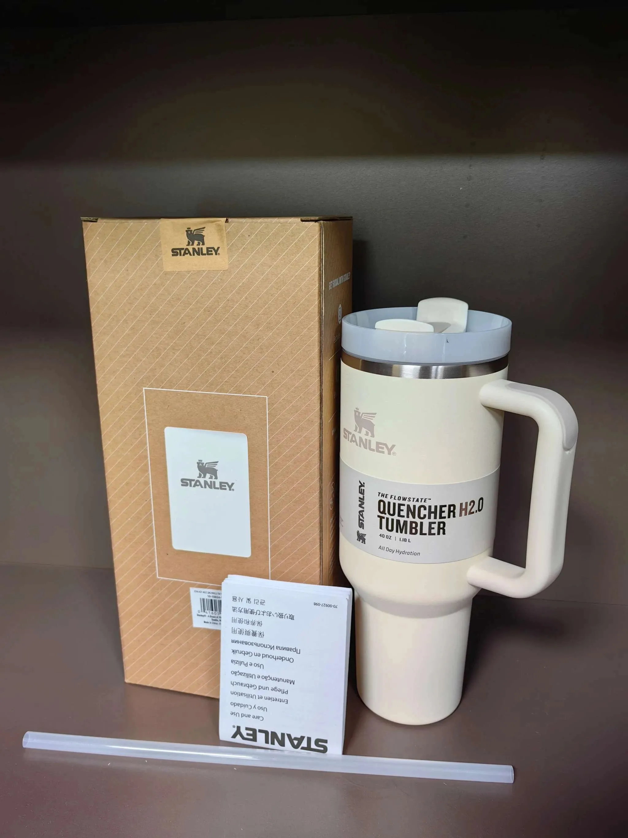 Stanley 2024 New Colors Quencher H2.0 FlowState Tumbler Insulated Thermal Coffee Cup Stainless Steel Travel Mug Large Capacity