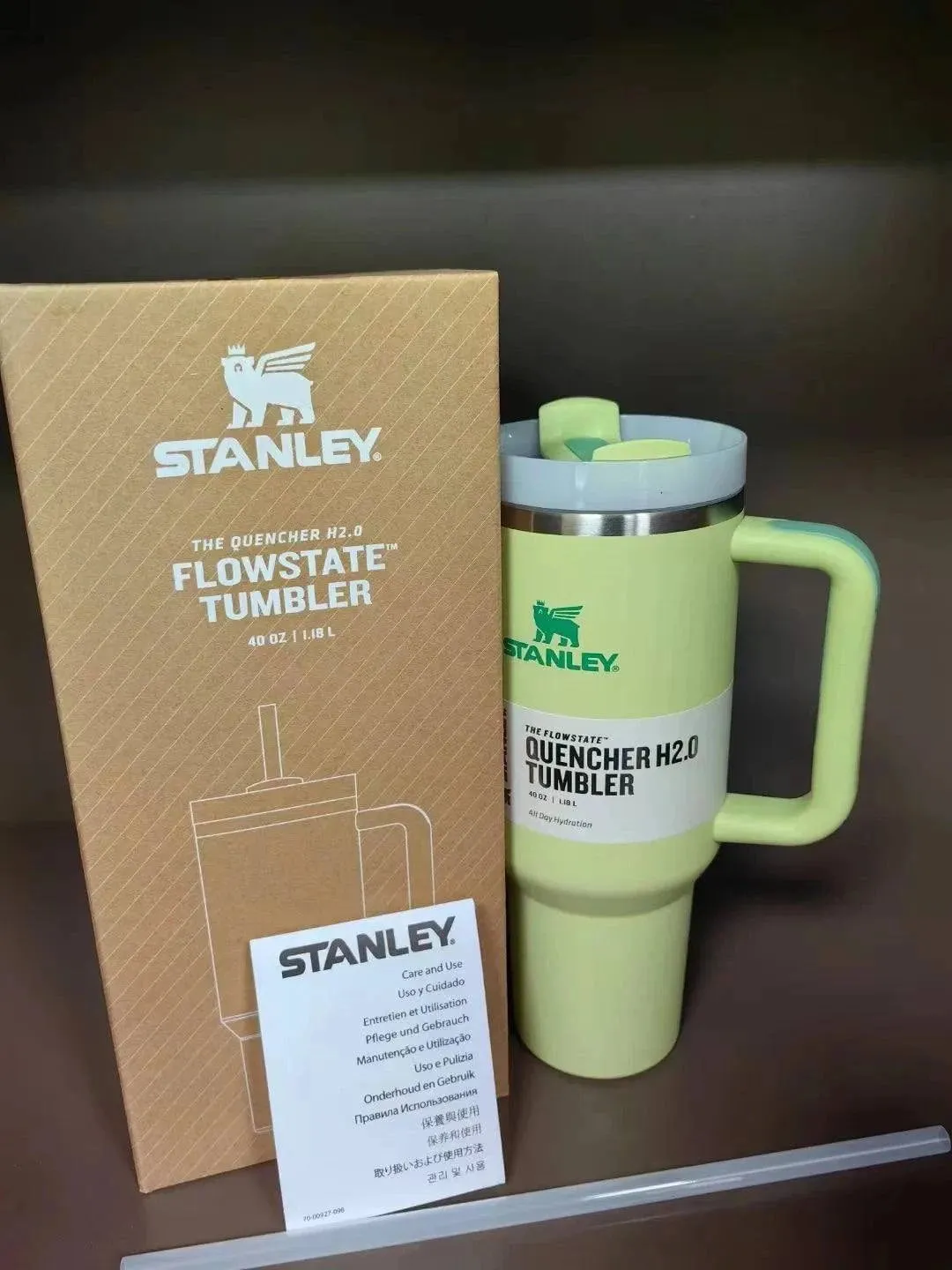 Stanley 2024 New Colors Quencher H2.0 FlowState Tumbler Insulated Thermal Coffee Cup Stainless Steel Travel Mug Large Capacity